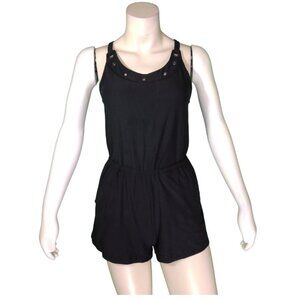 Black Crochet Sheer Dress